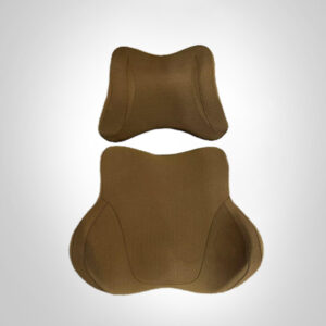 Leather Memory Foam Headrest Lumbar Cushion