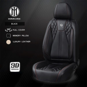 Black Breathable Car Seat Cushion