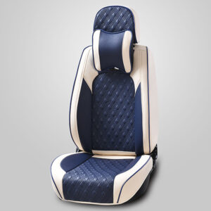 Sky Blue Integrated Car Seat Cushion