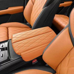 Wave Pattern Car Armrest Pad