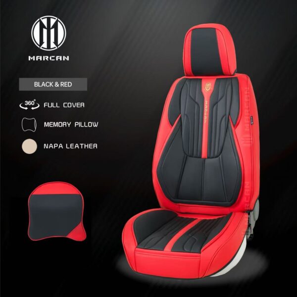 Elegant Two Tone Leather Car Seat Cover