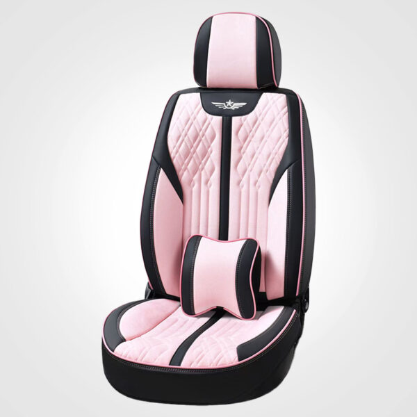 Pink Leather Car Seat Cover