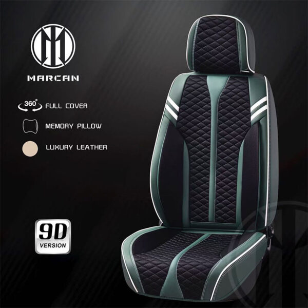 Two-tone Breathable Car Leather Seat Cover