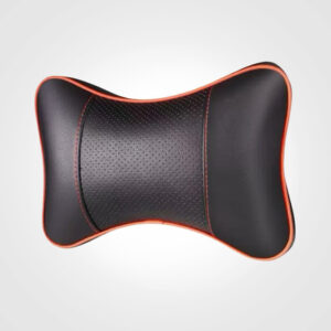 Removable PU Leather Car Neck Pillow