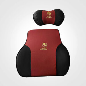 Red and Black Car Waist Pillow