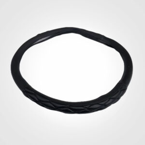 Black Soft Leather Car Steering Wheel Cover
