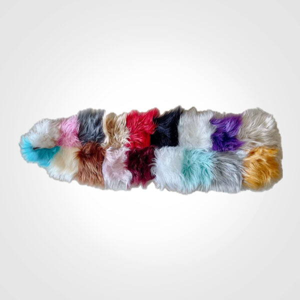 Colorful Fur Dashboard Mat